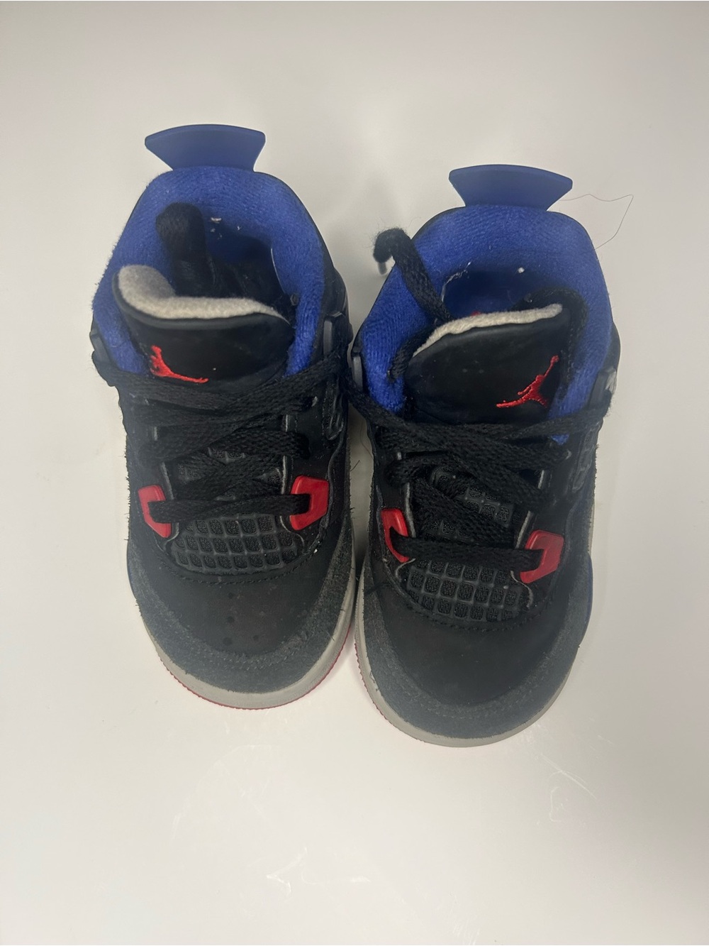 Jordan Kids Black, Blue and Red Retro-Style Sneakers